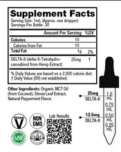 Load image into Gallery viewer, Colorado Labs Delta-8 750mg Oil Tincture 1oz Peppermint (Hemp Compliant)